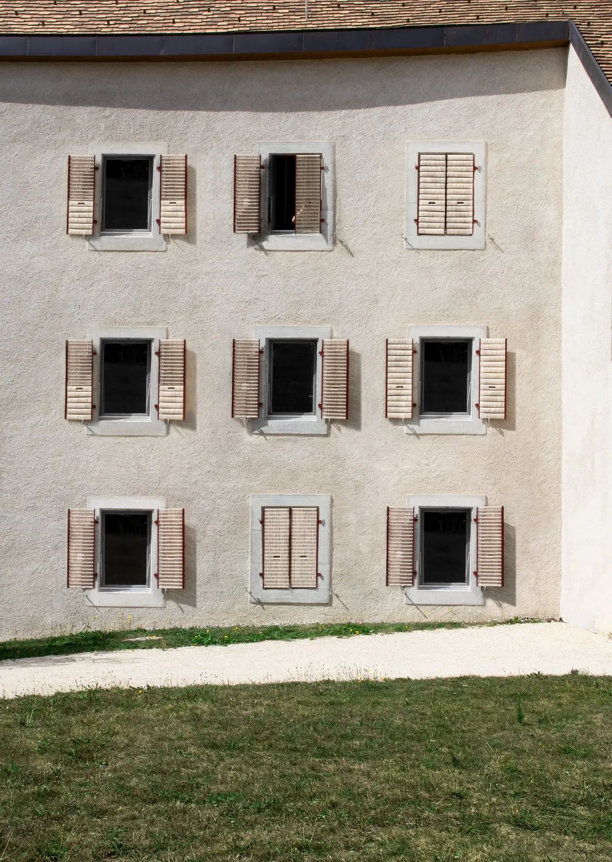 Maison d’architecte — Volets en rotin « Zenith »