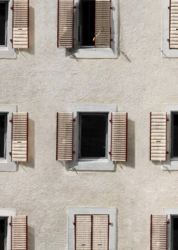 Maison d’architecte — Volets en rotin « Zenith »